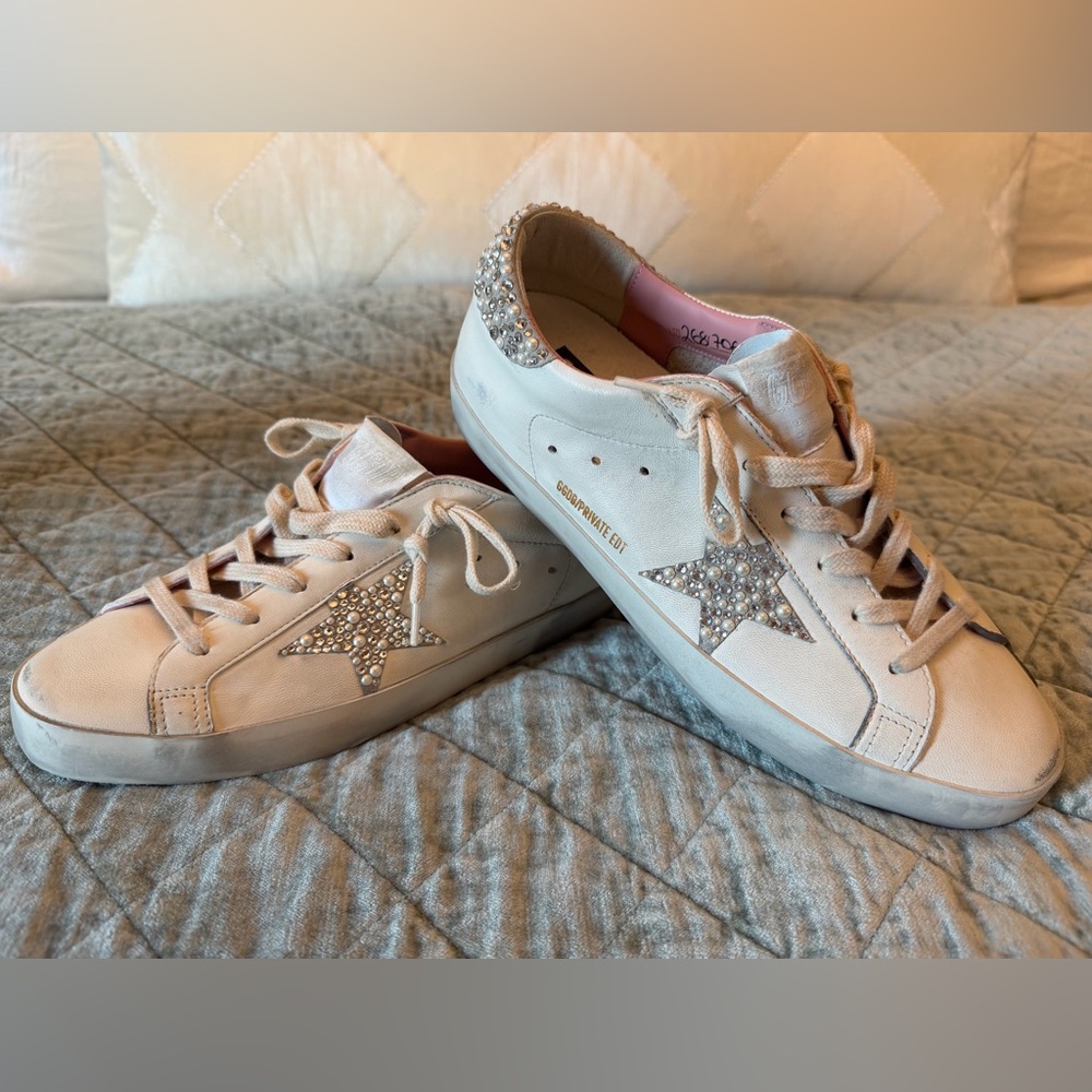 Golden Goose Swarovski & Pearl private edition size 40. New